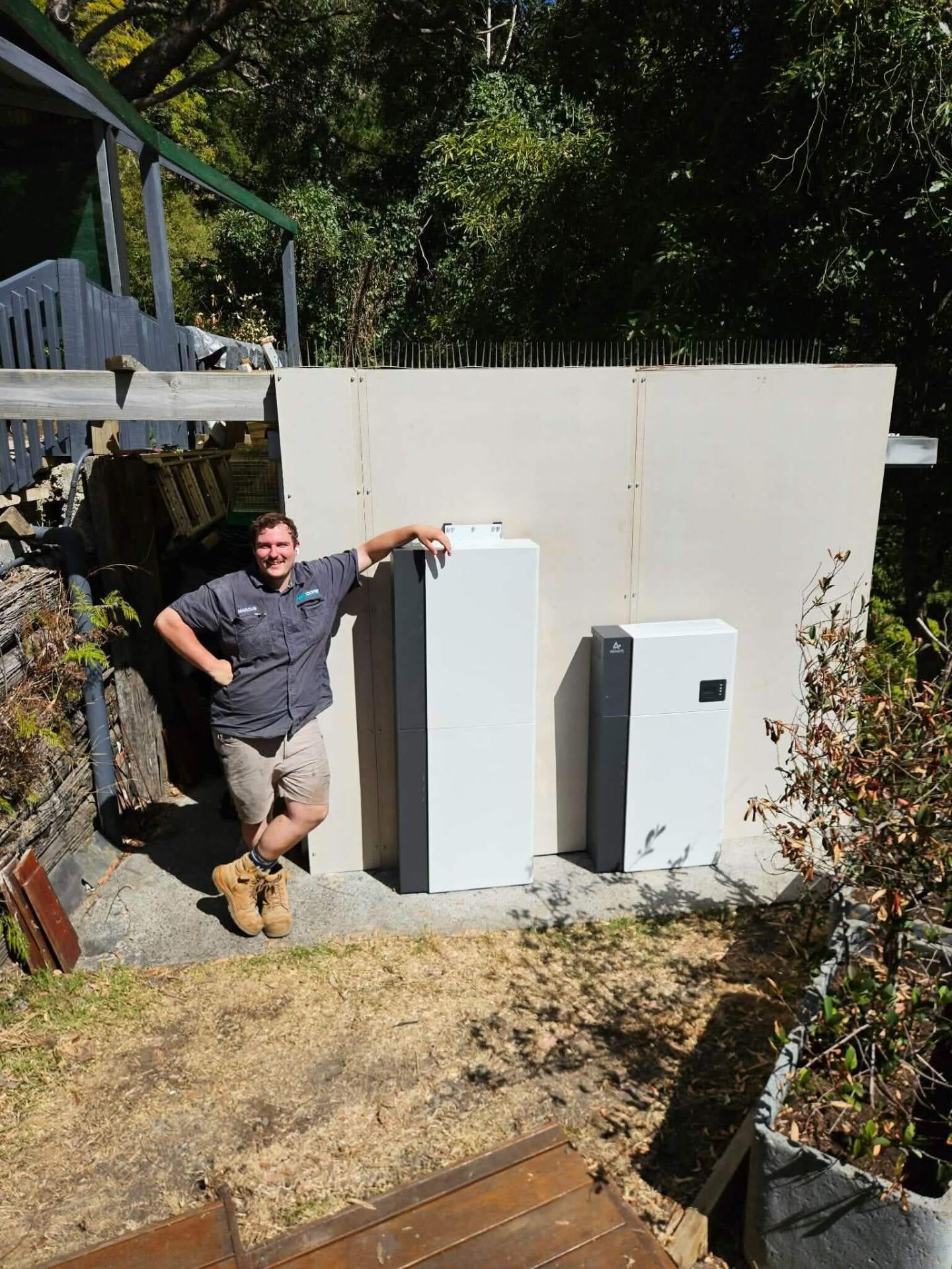 Battery storage system installation by a Clayton South electrician